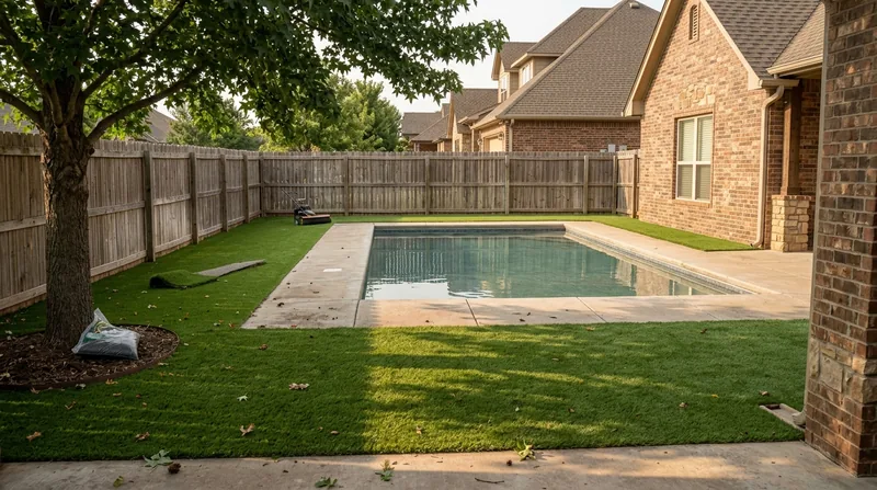 Pool Surround Turf Tulsa