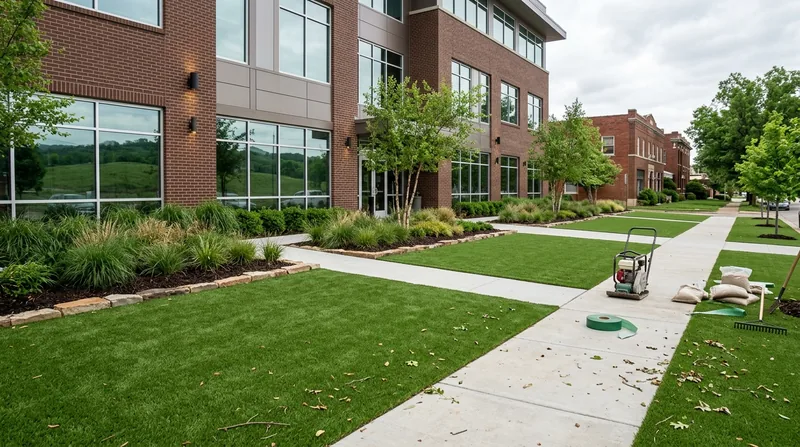 Commercial Artificial Grass Installation Tulsa
